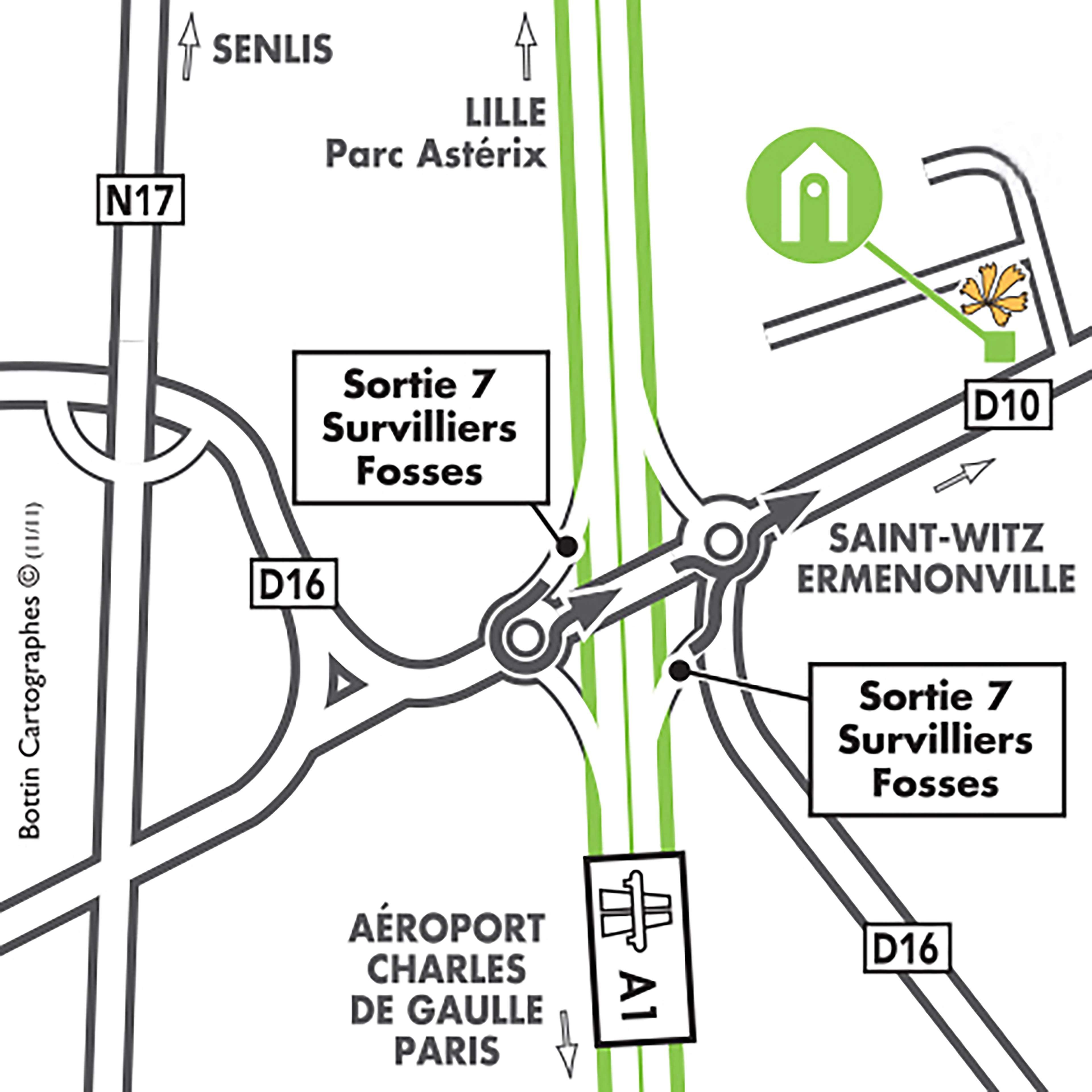 B&B Hotel Roissy - Saint Witz Ex-Campanile Roissy - Saint Witz Zewnętrze zdjęcie